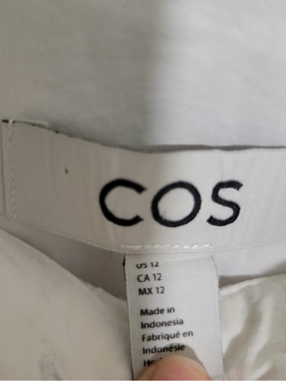 COS Classic White Button-Up Shirt - Picture 3 of 6